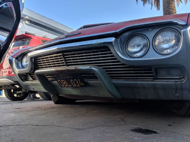 1961 Red Ford Thunderbird Coupe