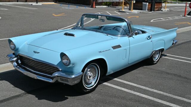 1957 Starmist Blue Ford Thunderbird Roadster