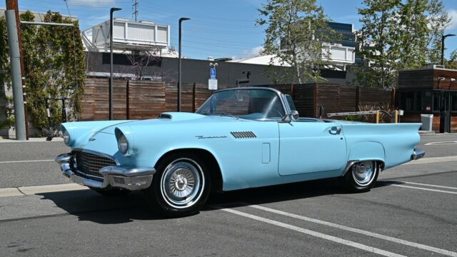 1957 Starmist Blue Ford Thunderbird Roadster