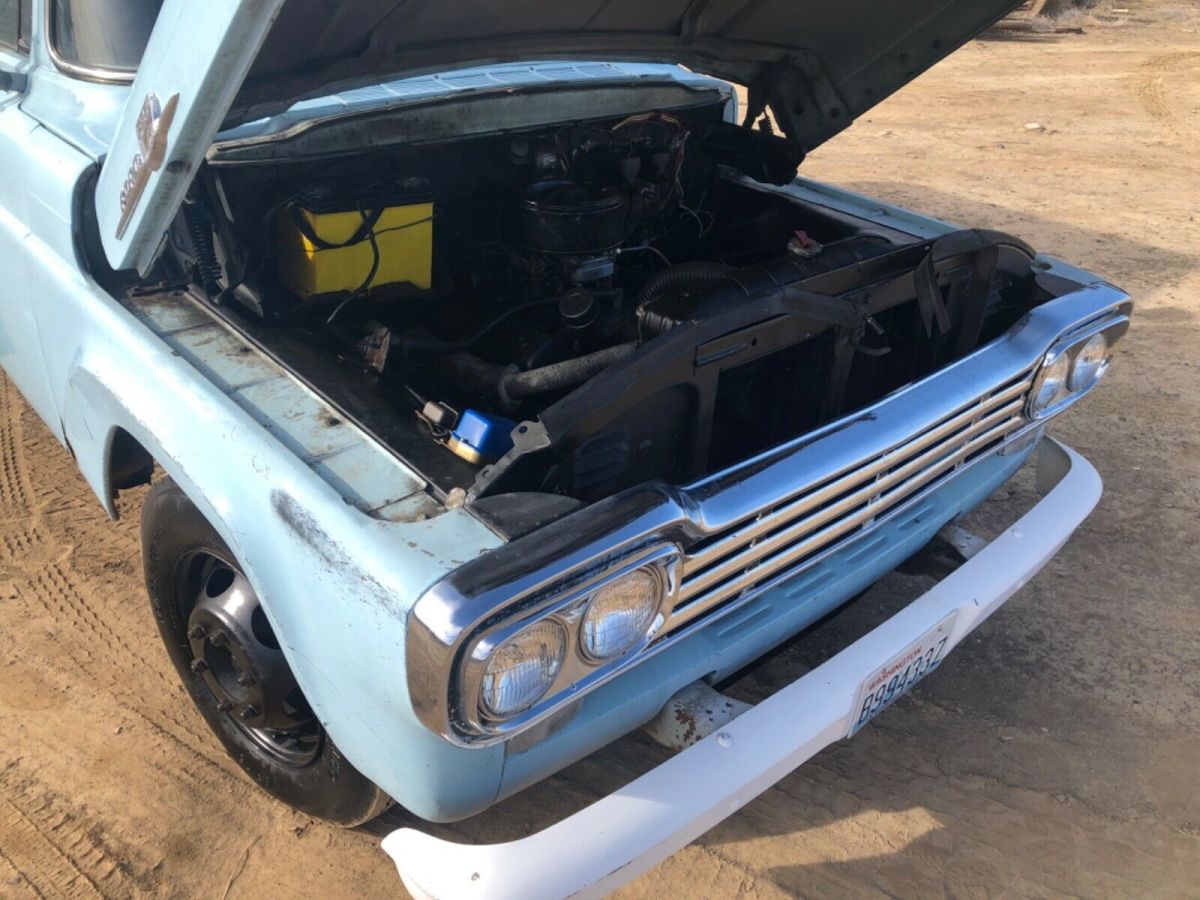 1959 Blue Ford F-350 Custom cab
