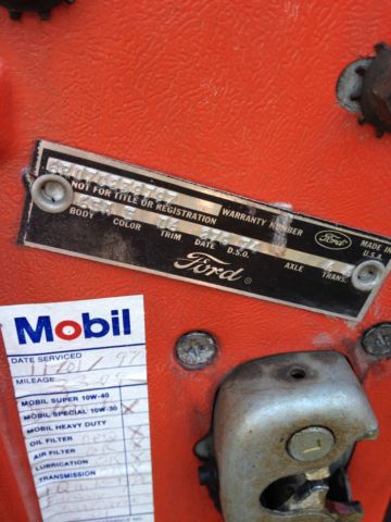 1966 Signalflare Red Ford Mustang U/K