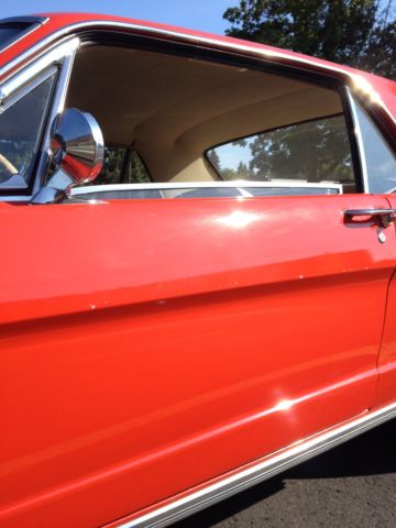1966 Signalflare Red Ford Mustang U/K