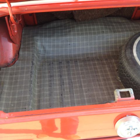 1966 Signalflare Red Ford Mustang U/K