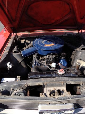 1966 Signalflare Red Ford Mustang U/K