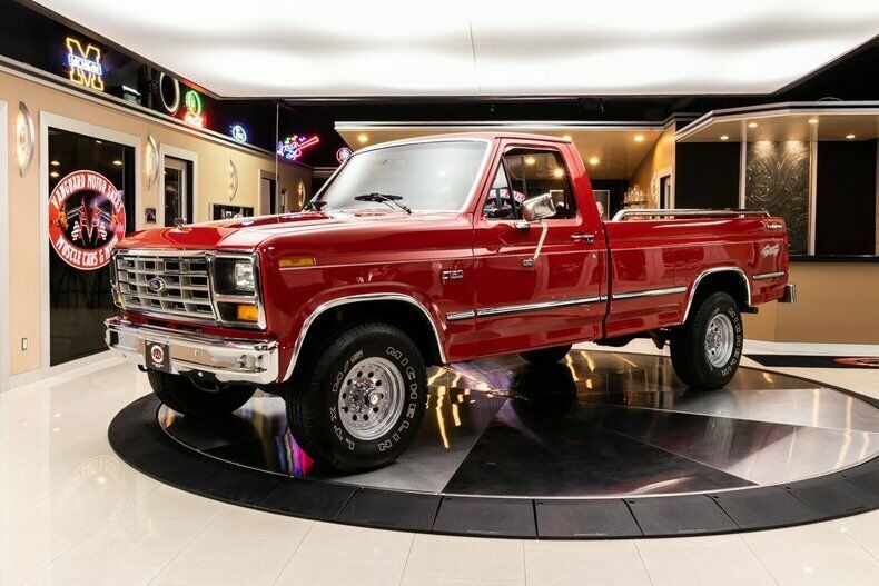 1981 Red Ford F150 Pickup (Truck)