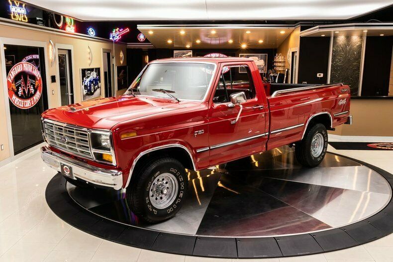 1981 Red Ford F150 Pickup (Truck)