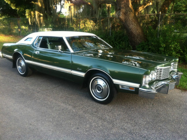 1974 Green Ford Thunderbird Coupe