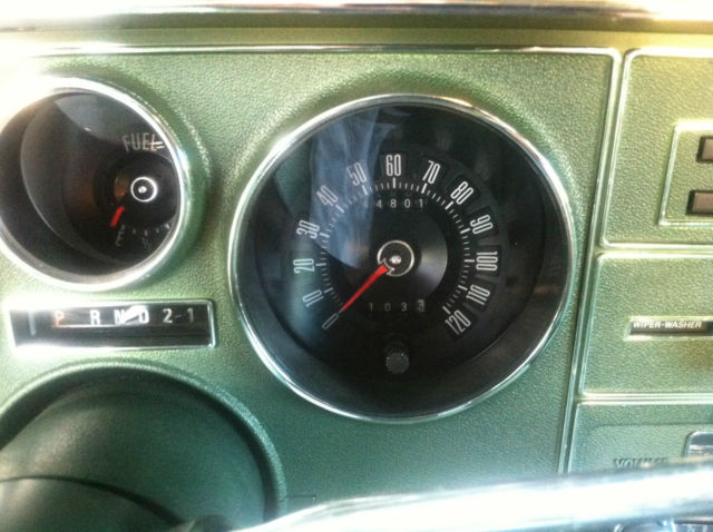 1974 Green Ford Thunderbird Coupe