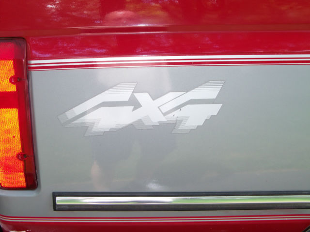 1994 Red Two Tone Ford F-250 Reg Cab