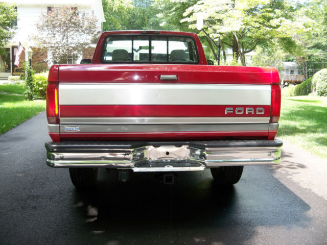 1994 Red Two Tone Ford F-250 Reg Cab