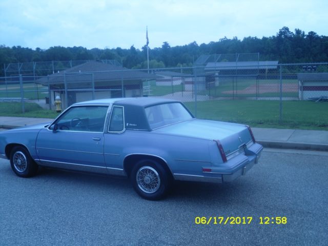 1984 Blue Oldsmobile Cutlass Coupe