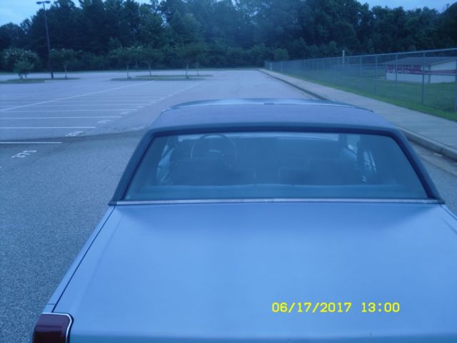 1984 Blue Oldsmobile Cutlass Coupe