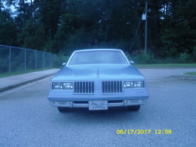 1984 Blue Oldsmobile Cutlass Coupe