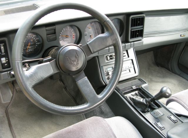 1985 Black Pontiac Firebird Coupe