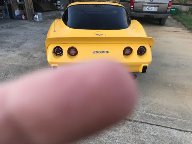 1979 Yellow Chevrolet Corvette Coupe
