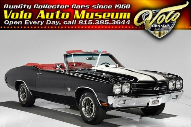 1970 Black Chevrolet Chevelle Convertible