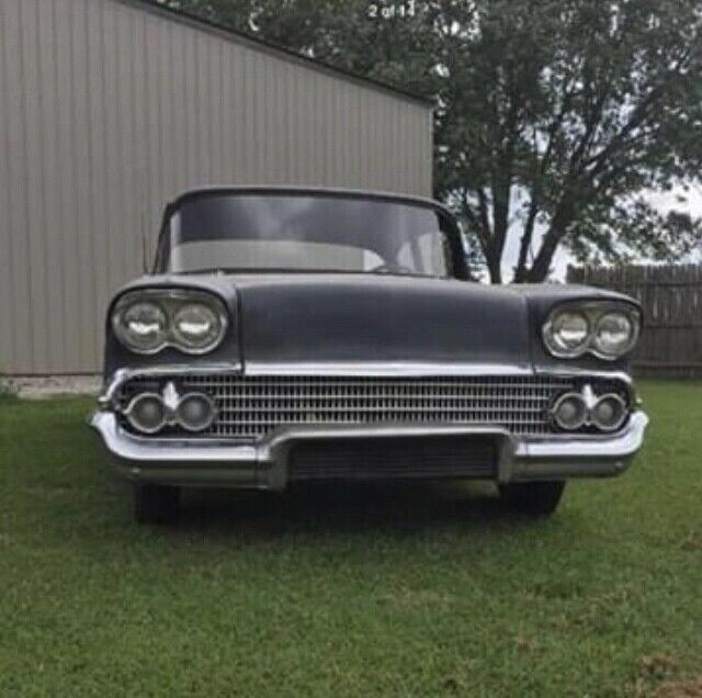 1958 Black Chevrolet Delray Sedan