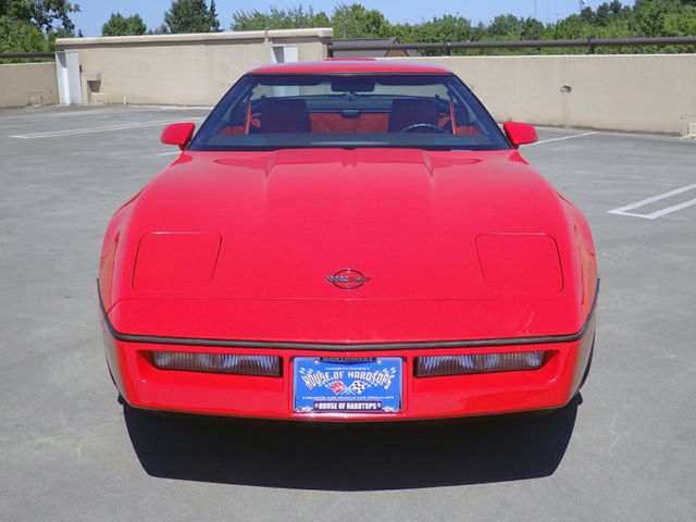 1986 Red Chevrolet Corvette Coupe