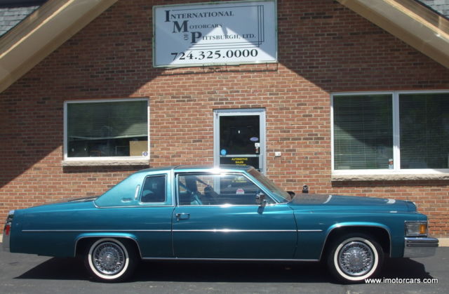 1979 Atlantis Aqua Cadillac DeVille Coupe