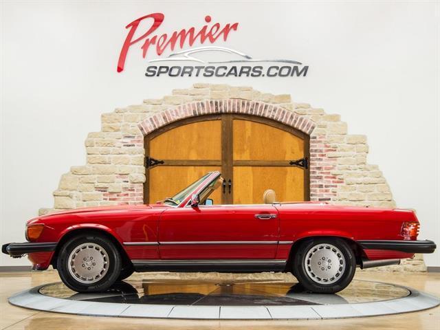 1989 Red Mercedes-Benz 560-Class 560 SL --