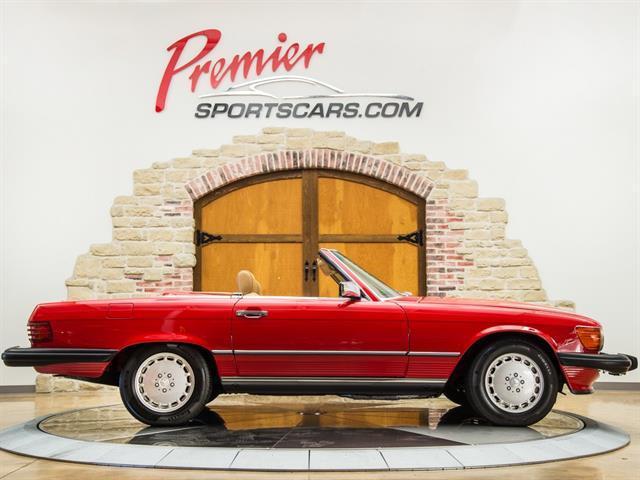 1989 Red Mercedes-Benz 560-Class 560 SL --