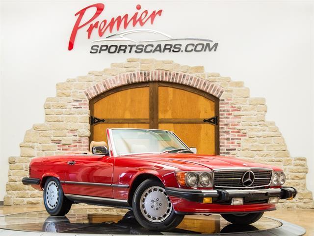 1989 Red Mercedes-Benz 560-Class 560 SL --