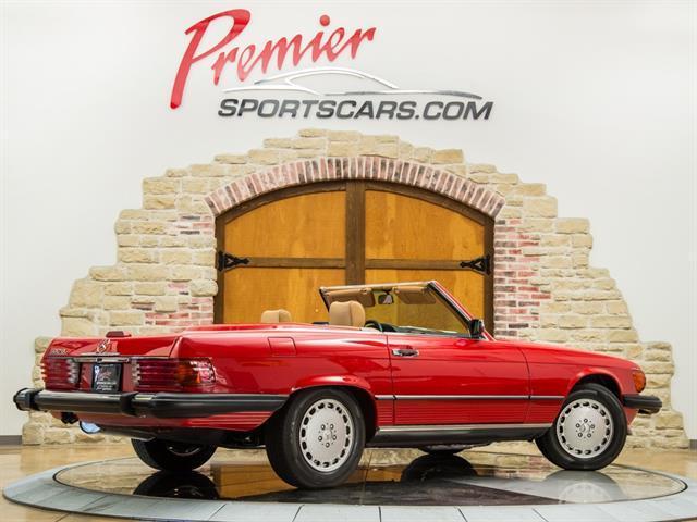 1989 Red Mercedes-Benz 560-Class 560 SL --