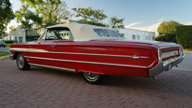1964 Red Ford Galaxie Convertible