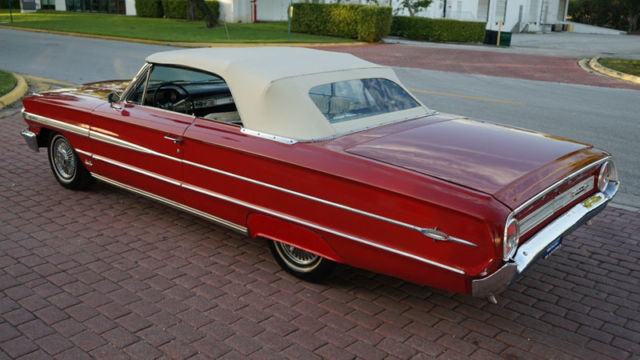 1964 Red Ford Galaxie Convertible