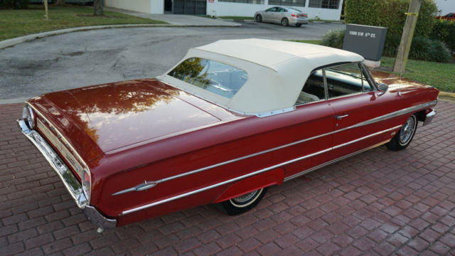 1964 Red Ford Galaxie Convertible