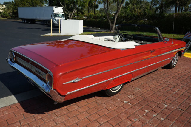1964 Red Ford Galaxie Convertible