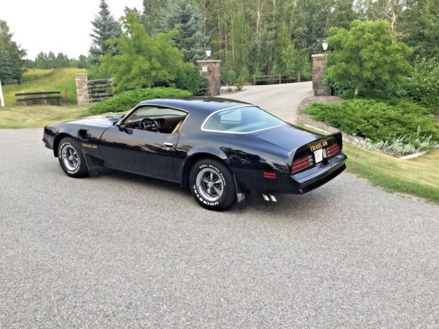 1977 Black Pontiac Trans Am