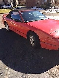 1992 Red Nissan 240SX Convertible