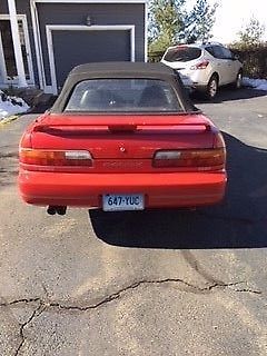 1992 Red Nissan 240SX Convertible