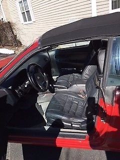 1992 Red Nissan 240SX Convertible