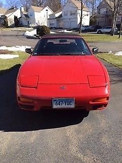 1992 Red Nissan 240SX Convertible