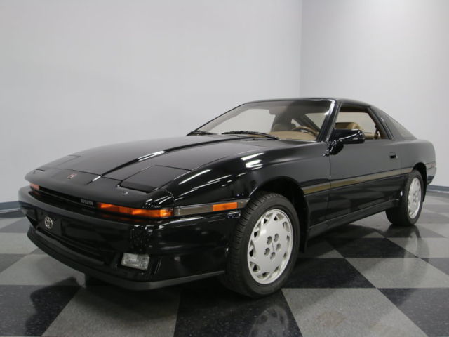 1987 Black Toyota Supra Coupe