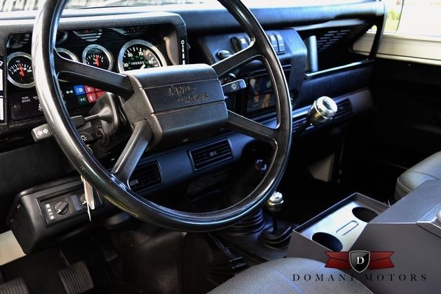 1989 White Land Rover Defender Convertible