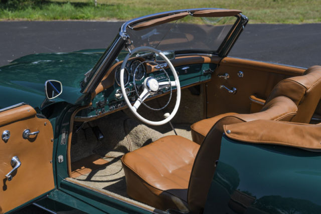1961 Dunkelgrun (Dark Green) Mercedes-Benz SL-Class Convertible