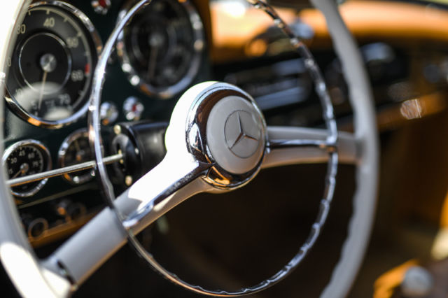 1961 Dunkelgrun (Dark Green) Mercedes-Benz SL-Class Convertible