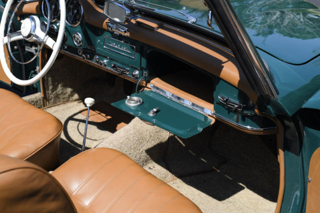 1961 Dunkelgrun (Dark Green) Mercedes-Benz SL-Class Convertible