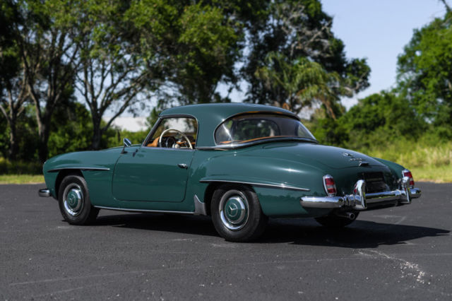 1961 Dunkelgrun (Dark Green) Mercedes-Benz SL-Class Convertible