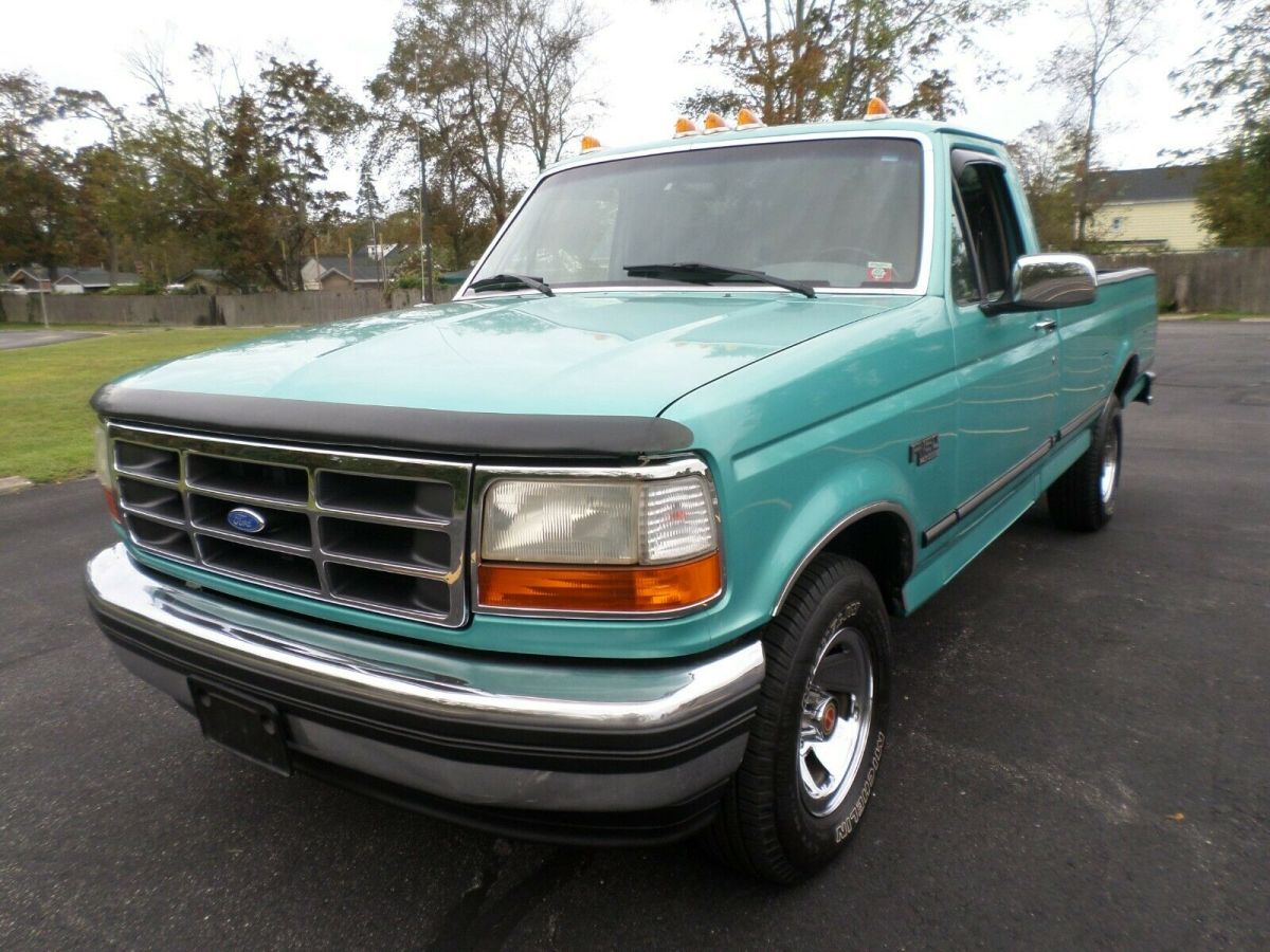 1994 Teal Ford F-150 Standard Cab Pickup