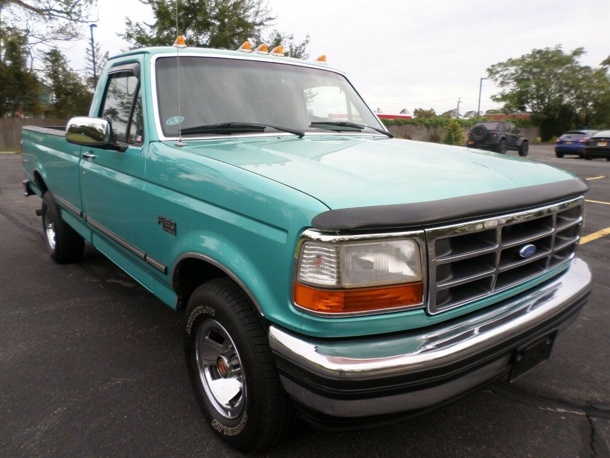 1994 Teal Ford F-150 Standard Cab Pickup