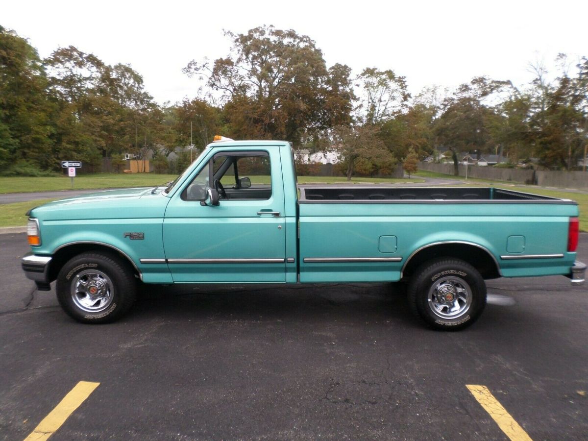 1994 Teal Ford F-150 Standard Cab Pickup