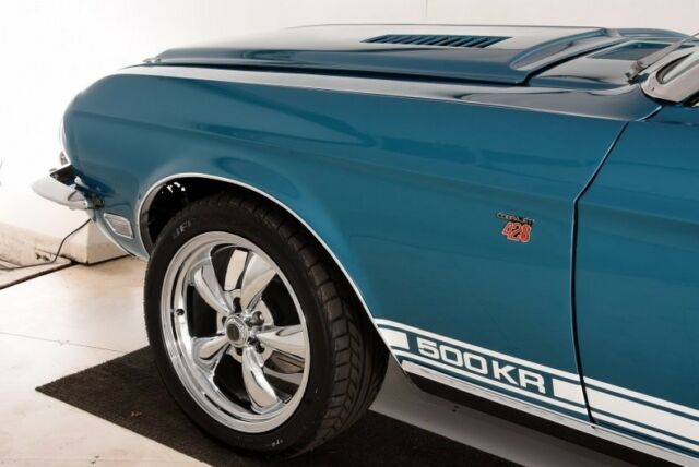 1968 Gulf Stream Aqua Ford Mustang Convertible
