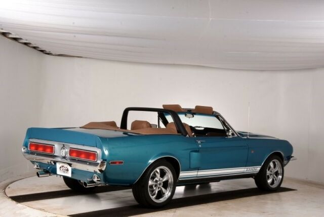 1968 Gulf Stream Aqua Ford Mustang Convertible