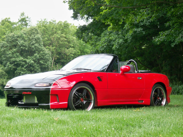1993 Red/Black Mazda MX-5 Miata Convertible