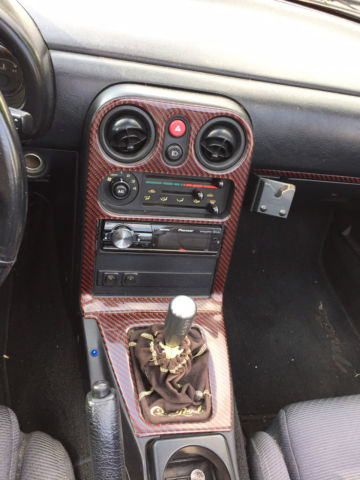 1993 Red/Black Mazda MX-5 Miata Convertible