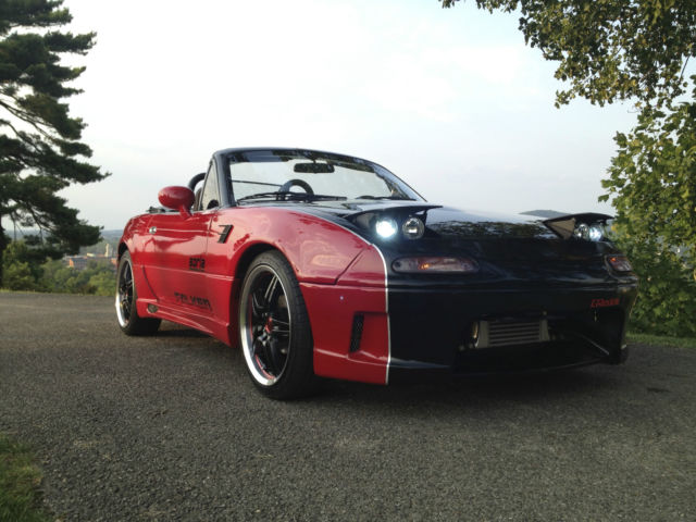 1993 Red/Black Mazda MX-5 Miata Convertible